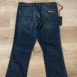 NWT Vintage Blue Cult The "Kate" Buttlifter Jeans, Size 28; 35 1/2" inseam.